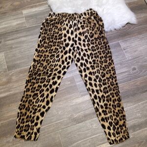 Zara Leopard Pants